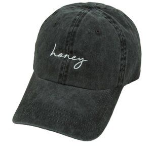 Honey Embroidered Cap